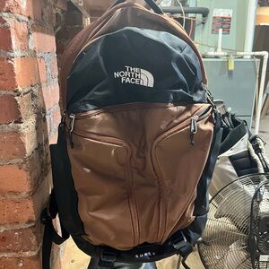 The North Face Brown and Black Backpack with Urban Outdoor Style
